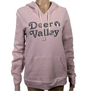 Alternative Apparel Hoodie Sweatshirt  Slim Fit Deer Valley Womens Large NEW NWT